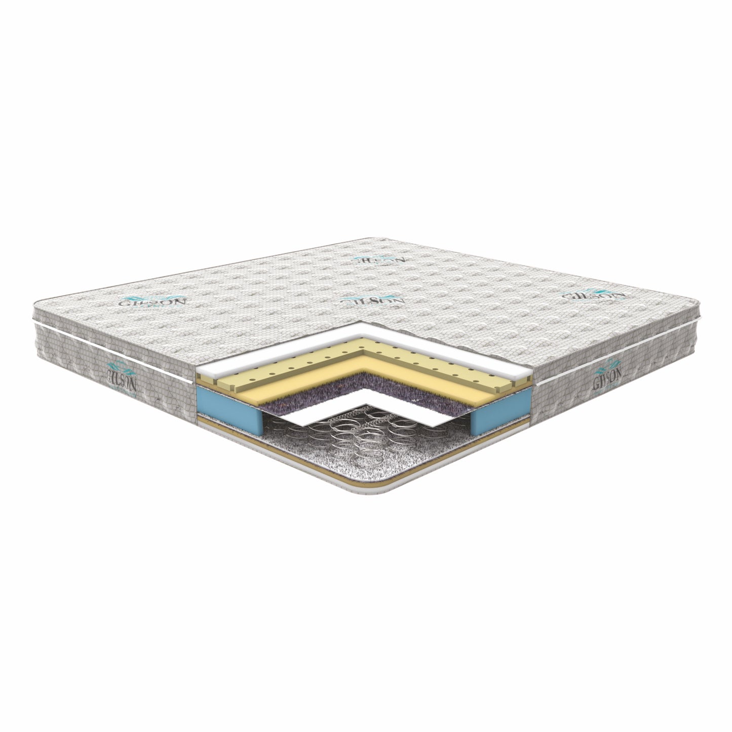 Diamond Plus Europedic Ortho Spring With Latex 10 Inch Queen Latex Foam Mattress (78x66x10)