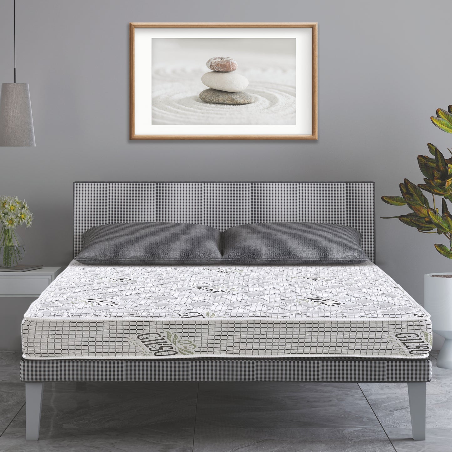 Pearl Reversible 6 inch Bonnel Spring Queen Mattress (72x60x6)