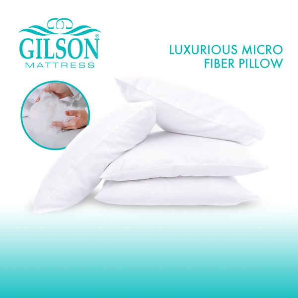 Luxurious 20 x 30 Inch Micro Fiber Pillow ( Set Of 4 )