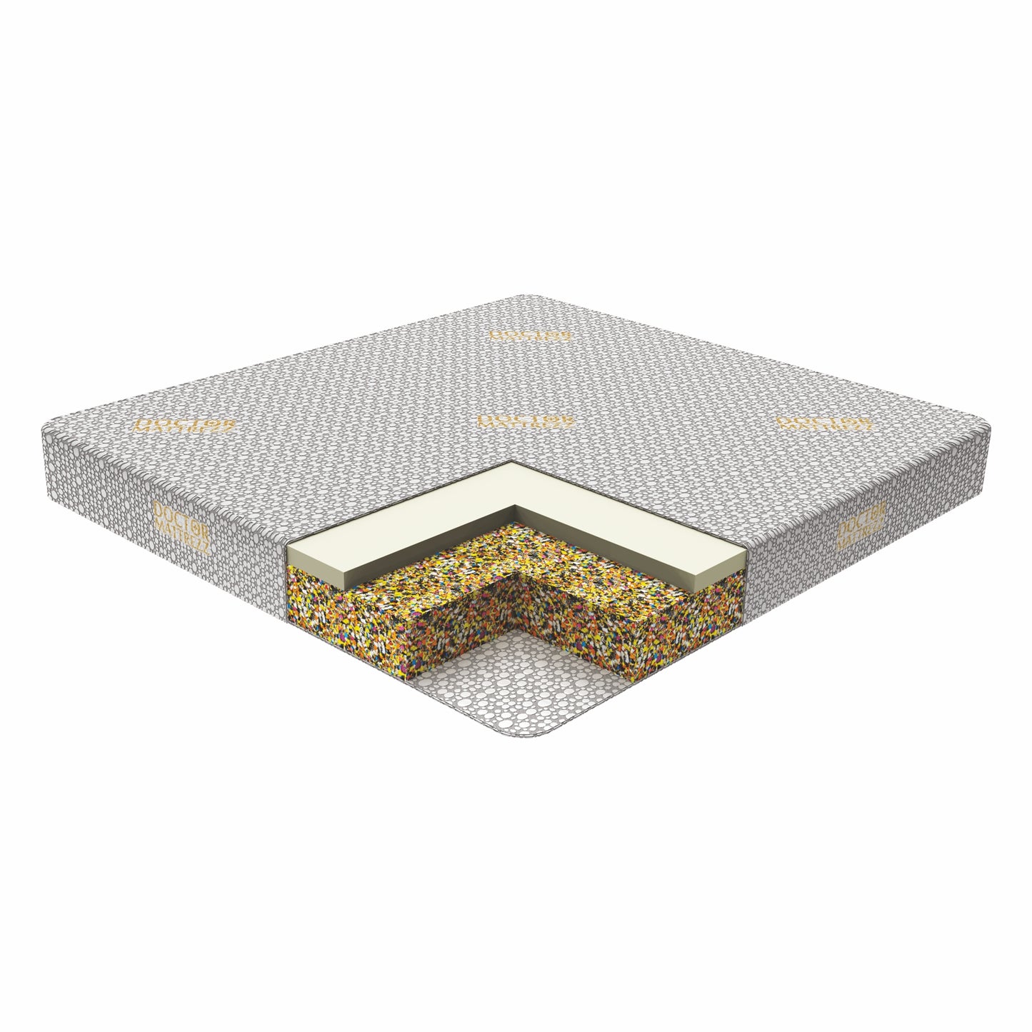 Spinetech Orthopedic Doctors Recommended 5 Inch King Memory Foam Mattress (72x72x5)